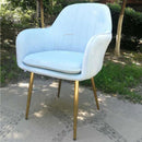 INS Modern Dining Chair Chairs Leisure Chair Armchair Cloth Art customized Living Room Furniture Decoration sofa Salon