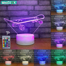 3D Sport Series Night Light LED Table Lamp Remote Sneakers Football Lampe 16 Colors Illusion Luminaria Kids Baby Birthday Gifts