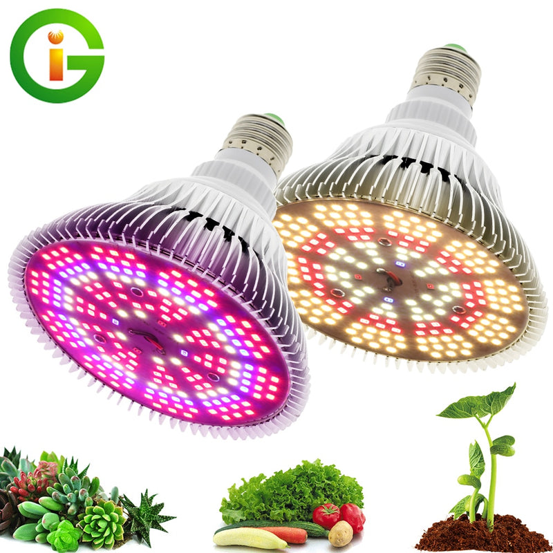 Luz LED de cultivo 150Leds 200Leds Full Spectrum Sunlike E27 Bombilla LED de crecimiento para hidroponía de interior Flores Plantas Lámpara de crecimiento LED