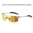 Aluminum Frame Driving Sunglasses Men Polarized Sports Sun Glasses Male UV400 Polaroid Retro Sunglass Anti-glare Goggles Vintage