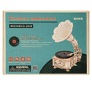 Robotime Hand Crank Classic Gramophone with Music 1:1 424pcs Wooden Model Building Kits Gift for Children Adult LKB01 Home Decor