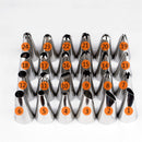 40pc/Set Russian Tulip Pastry Nozzles For Cream Stainless Steel Icing Piping Tips Pastry Bag Confectionery Cake Decorating Tools