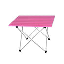 Aluminum Alloy Portable Table Outdoor Furniture Foldable Folding Camping Hiking Desk Traveling Outdoor Picnic Table Furniture
