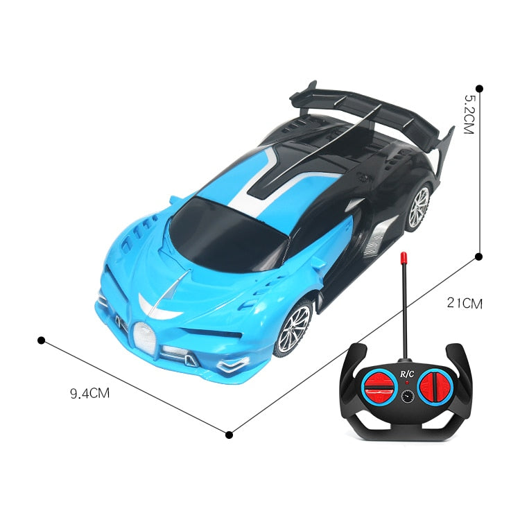 1:18 Rc Car 4wd MODE2 Plastic Power Wheels for Kids Boys Toys Educational Toys Remote Control Car Toys for Children