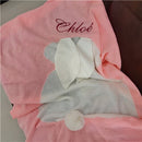 Baby Blankets Newborn Swaddle Baby Wrap knitted Blanket For Kid Rabbit Cartoon Plaid Infant Toddler Bedding Swaddling