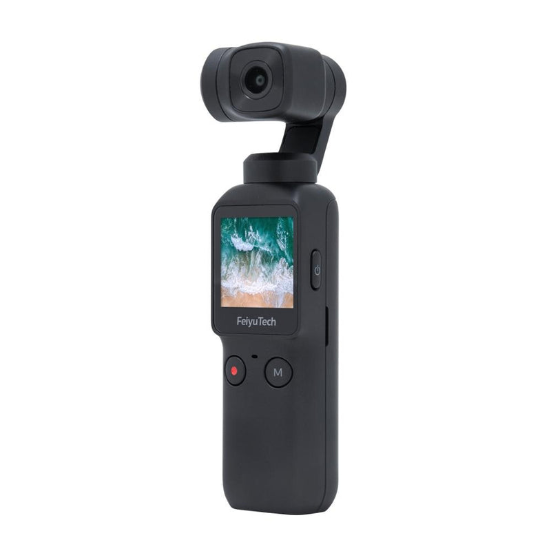 Feiyu Pocket  3-Axis Pocket Gimbal Camera Stabilizer 4K HD 120° Wide Angle Built-in Wi-Fi control Attachable to Smartphone