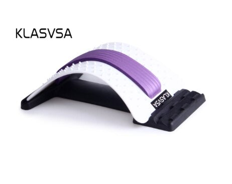 KLASVSA Back Stretcher Massager Neck Waist Pain Relief Magic Support Massage Home Muscle Stimulator Relaxation Fitness Equipment