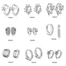 XIYANIKE Silver Color  Prevent Allergy Small Stud Earring for Women Wedding Couple Trendy Geometric Handmade Paety Jewelry