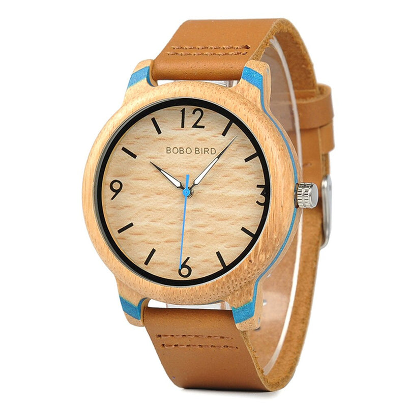 Men's Watch BOBO BIRD Promotion Price Wood Couple Watch Brand Quartz Wristwatche Handmade Wooden Clock As Gift relogio masculino