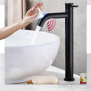 Touch Basin Faucet SDSN SUS304 Stainless Steel Single Cold Bathroom Basin Faucet Sensor Black Basin Faucet Touch Control Faucets