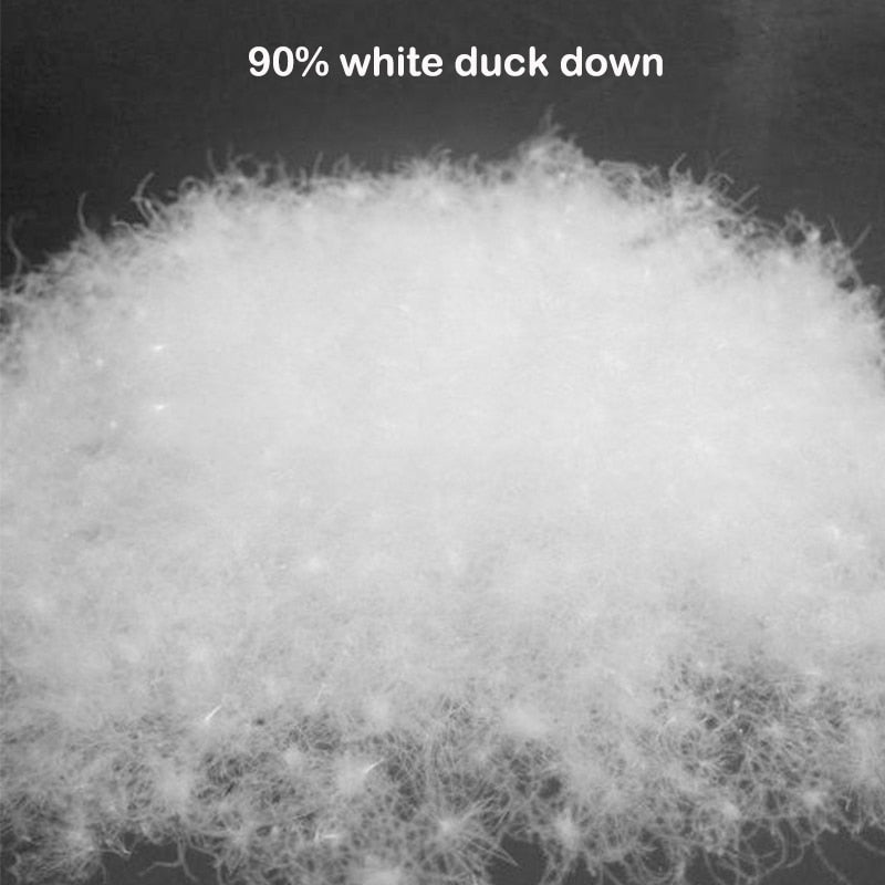 7XL Women 90% White Duck Down Coats 4XL 5XL Women&