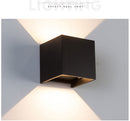 12W LED Wall Lamp Indoor Outdoo Waterproof Light IP65 Adjustable Beam Angle Design Cube LED Bedroom courtyard Porch wall sconce