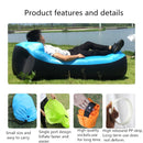 Outdoor Fast Inflatable Air Sofa Bed Quality Sleeping Bag Inflatable Air Bag Lazy Bag Beach Sofa