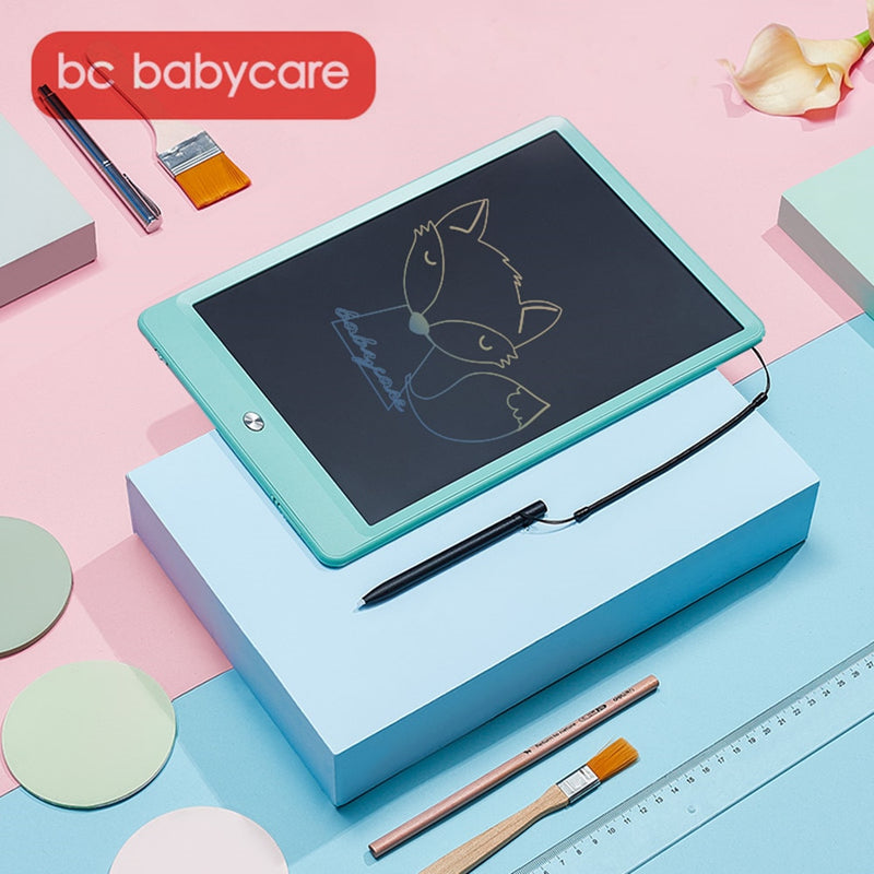 BC Babycare 10 pulgadas LCD tablero de dibujo Digital electrónico Sketch Pad escritura a mano Doodle pintura tableta arte niños juguetes educativos