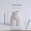 Hot Selling Modern Ceramic Body Art Crafts Vase Dried Flower Arrangement Plant Pot Living Room Home Decoration Ornaments