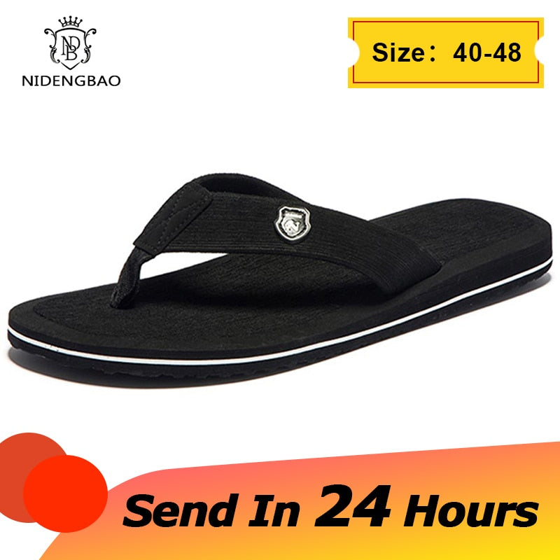 Nuevas chanclas para hombre, sandalias de playa de verano, zapatillas para hombre, zapatos planos antideslizantes, zapatos de hombre de talla grande 48 49 50, sandalias Pantufa