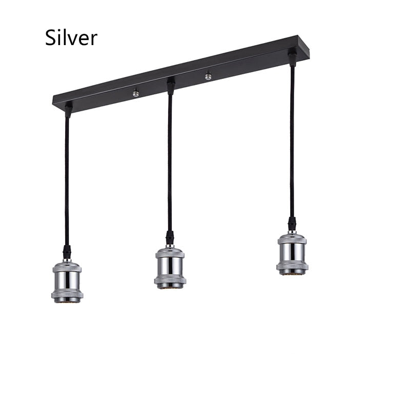 Retro Industrial Loft LED Bar Pendelleuchte E27 Sockel Pendelleuchten Aluminium Esszimmer Pendelleuchten Küche Hängelampen