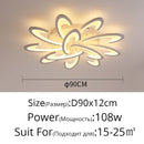 Luz De techo Led con Control remoto con lámpara acrílica ultrafina para techo De sala De estar, cama, habitación, montaje empotrado, Lamparas De Techo