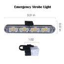 Grill Car Police LED Light Strobe Red Blue Emergency  Remote Wireless Control Flash Signal Fireman Beacon Warning Lamp