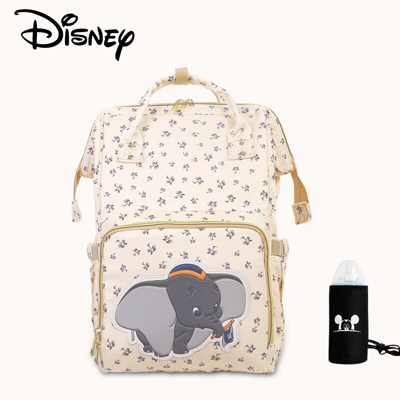 Disney Beige Cute Dumbo USB Diaper Bag Waterproof Backpack Maternity/Nappy Bag For Mom Travel Nursing Bags Luxury Simba New 2020