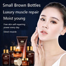 Skin Care Set Brown Bottle Face Toner Essence Eyes Care Cream Facial Lotion Anti-Aging Retinol Cleanser Korean Cosmetics Kit Q