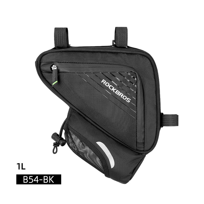 ROCKBROS Fahrrad-Vorderrahmen-Dreieckstasche, ultraleichter Schlauch, kleines Paket, Reparaturwerkzeugtasche, Radfahren, Outdoor-Sportzubehör