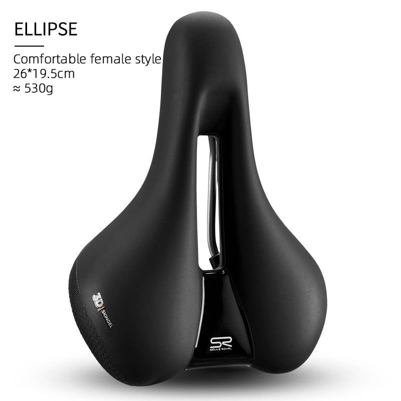 SELLE ROYAL MTB Bike Bicycle Saddle Rail Hollow Breathable Absorption Rainproof Soft Memory Sponge Bike Cycling Seat Saddle