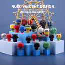 24 pcs/set 4cm little Super Hero Iron Spider PVC cute little Hero action toy figures dolls birthday christmas gift Avenger