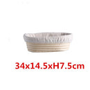 Round /Oval Banneton Brotform Bread Proofing Proving Rattan Basket Bread Banneton Dough Wicker DIY Tool