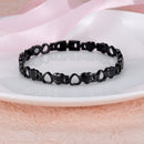 Rainso Fashion Stainless Steel Bracelet For Women With Magnet Energy Bio Health Care Jewerly Bracelet viking Lovers Hand Chain