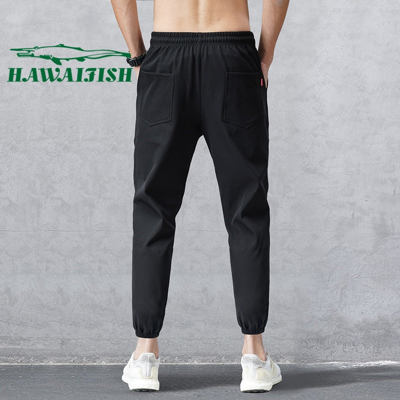 Pantalones deportivos para hombre 2021, pantalones de verano para hombre, pantalones con lazo para los pies, pantalones holgados para jóvenes, pantalones de chándal de marca, ropa para hombre, pantalones para hombre