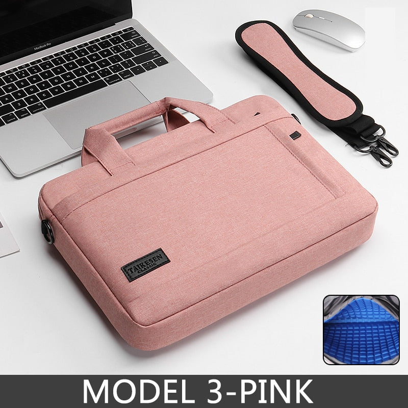 Laptoptasche Hülle Schutzhülle Schultertasche für Pro 13 14 15.6 17 Zoll MacBook Air ASUS Lenovo Dell Huawei Handtasche