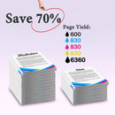 Reemplazo de cartucho de tinta 580XXL 581XXL para Canon PGI-580XXL CLI-581XXL PGI 580 XXL CLI 581 XXL 5-PACK PGBK/BK/C/M/Y