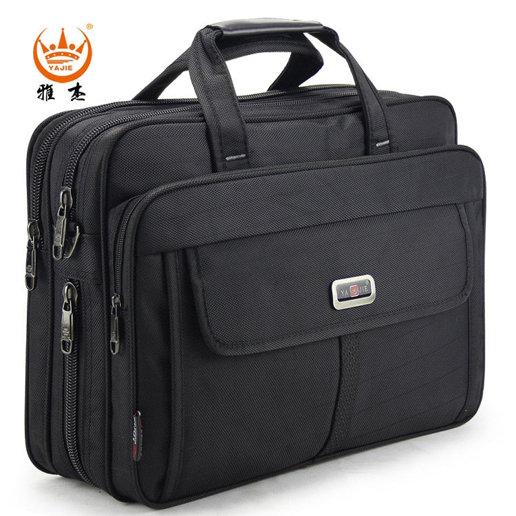 Bolsos para ordenador portátil para hombre, bolso de un solo hombro de gran capacidad, maletín de negocios a la moda para hombre, marca de 15 "para HP, DELL, Lenovo, Apple, Acer, Asus