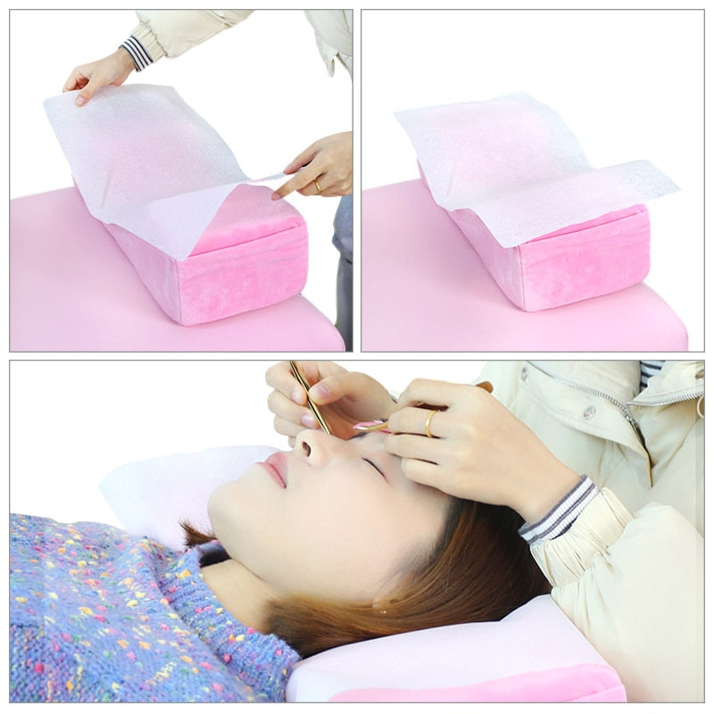 Eyelash Extension Flannel Pillows Salon Eyelash Pillow Makeup Tool Grafted Eyelashes For Beauty Salon Use Headrest Neck Support