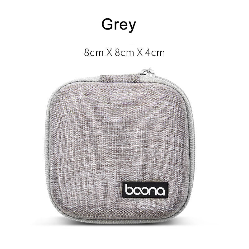 Hard Shell Digital Gadgets Storage Bag for Mac Adapter Mouse Data Cable Earphone HDD Electronics Gadgets Organizer Case