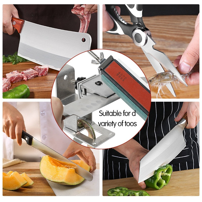 Knife Sharpener Whetstone Stainless Portable Professional Home Kitchen Knife Sharpener Grinder sharpening tool Stones