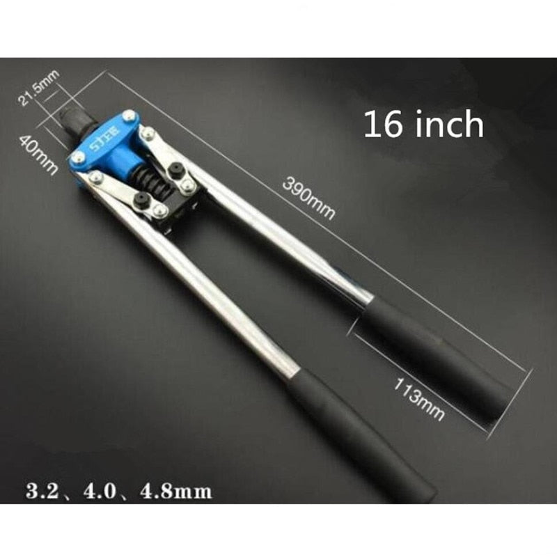 Herramienta de remache Pop para trabajo en madera de Metal, Kit de herramientas de reparación de pistola remachadora, herramienta manual resistente