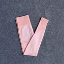 New Fitness Suits Yoga Women Outfits 3pcs Sets Long Sleeve Shirt+Sport Bra+Seamless Leggings Workout Running Clothing Gym Wear