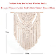 The Woven Wall | Handwoven Macrame Tapestry for Large Rooms