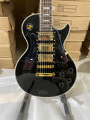 Black Beauty LP Guitarra eléctrica Gold Hardware Diapasón de palisandro Cuerpo de caoba Guitarar de alta calidad Envío gratis