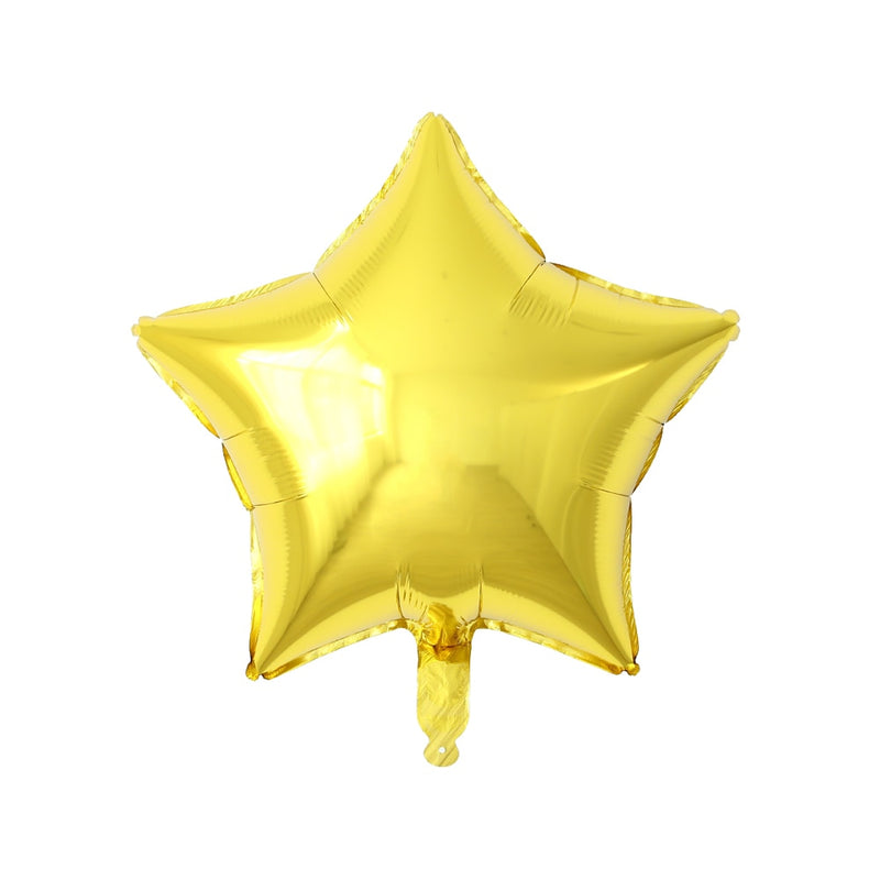 50 Uds. De Globos de aluminio con forma de corazón de estrella de 18 pulgadas, Globos inflables de helio, decoraciones para fiesta de cumpleaños, Globos de compromiso de boda para niños