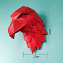 3D Wall Hanging Decoration Eagle Head Animal Figurines Living Room Wall Decor Decorative Sculpture Home Interior Decoration