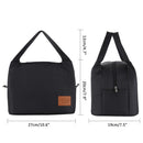 Aosbos Fashion Portable Insulated Canvas Lunch Bag 2020 Thermal Food Picnic Lunch Bags for Women Kids Men Cooler Lunch Box Bag