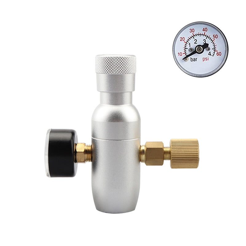 2020 Newest Co2 Charger Kit, 0-60PSI Co2 Regulator Mini Keg Charger with Ball Lock Gas Disconnect Portable for Home Brewing