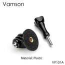 Vamson para GoPro Accesorios Adaptador Convertidor Montaje Monopod Trípode Soporte Adaptador para Go Pro Hero 10 9 8 7 6 para yi VP101