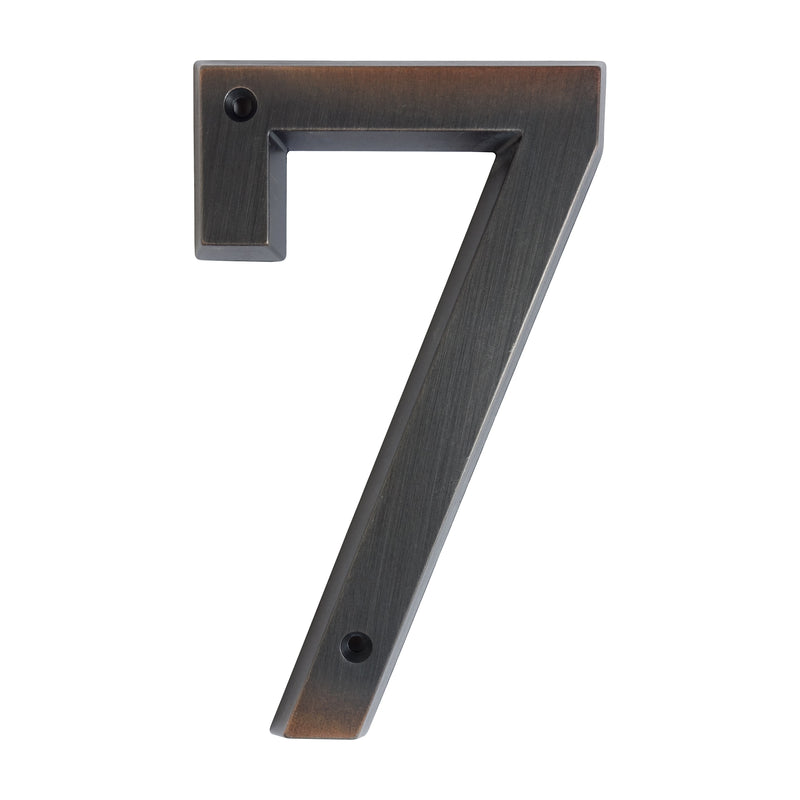 15cm Big 3D Modern House Number Door Números de dirección de casa para House Digital Door Outdoor Sign 6 pulgadas.