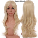 S-noilite Synthetic 28colors 22inch Loose Wave Wigs Halloween Cosplay Wig Blue Red Pink Grey Purple Hair Wig Cosplay for party