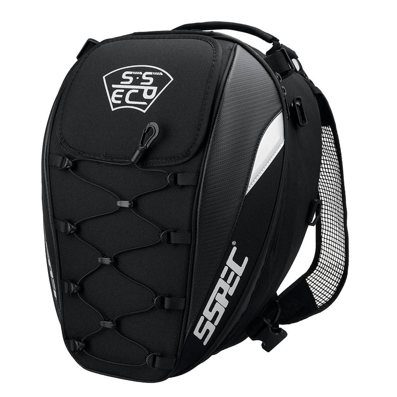 SSPEC Universal Motorcycle Backpack Motocross Riding Racing Storage Bag Touring Luggage Motorbike Bag Waterproof Carbon Fiber