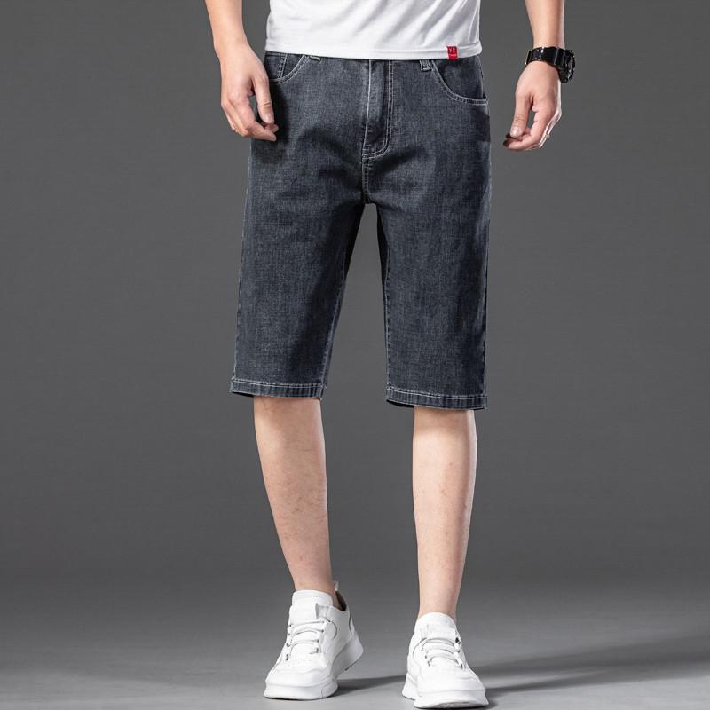 2021 New Fashion Mens Ripped Short Jeans Brand Clothing Bermuda Summer  Cotton Shorts Breathable Denim Shorts Male